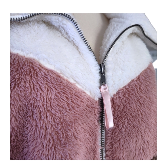 Torrid Plus Size Sherpa Zip Up Jacket Womens Size 5 - Picture 6 of 11
